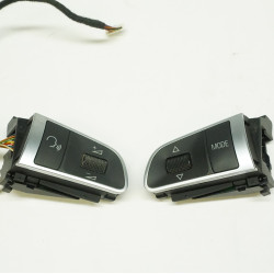 2009-2011 Audi A6 3 Spoke Steering Wheel Control Switch Set 4E0951527AJ