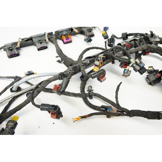 2019 2020 2021 Volkswagen Tiguan Engine Wiring Harness 06K972627HF DAMAGED