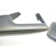 2010-2016 Audi A4 Armrest Arm Rest Trim Set White Stitching
