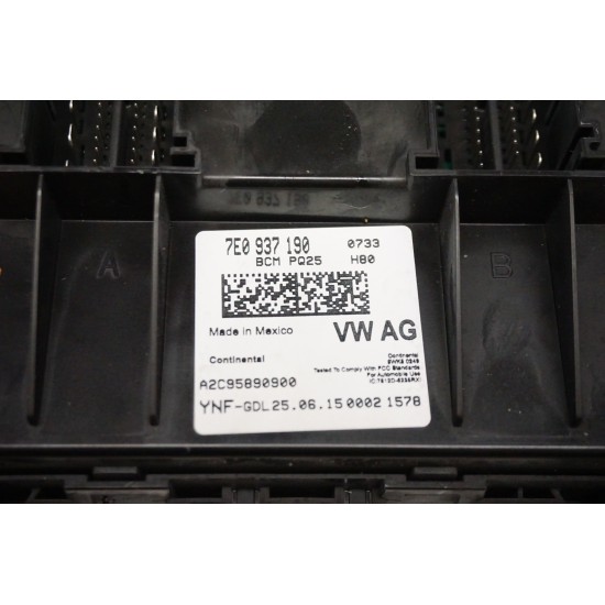 2016 Volkswagen Beetle Body Control Module 7E0937190