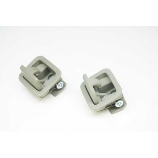 2004-2006 Audi A8 Rear Coat Hanger Hook Bracket Set 4E0857635