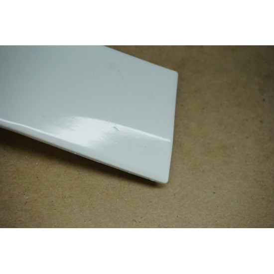 8P AUDI A3 Left Fender Lower Molding Trim 8P0853991 WHITE LY9C
