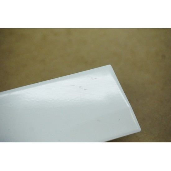8P AUDI A3 Left Fender Lower Molding Trim 8P0853991 WHITE LY9C