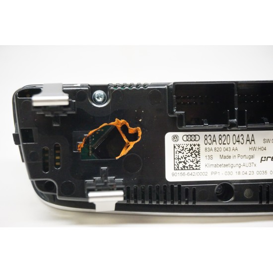 19-23 AUDI Q3 HVAC Heater Air Condition Control Heated Seats 83A820043AA