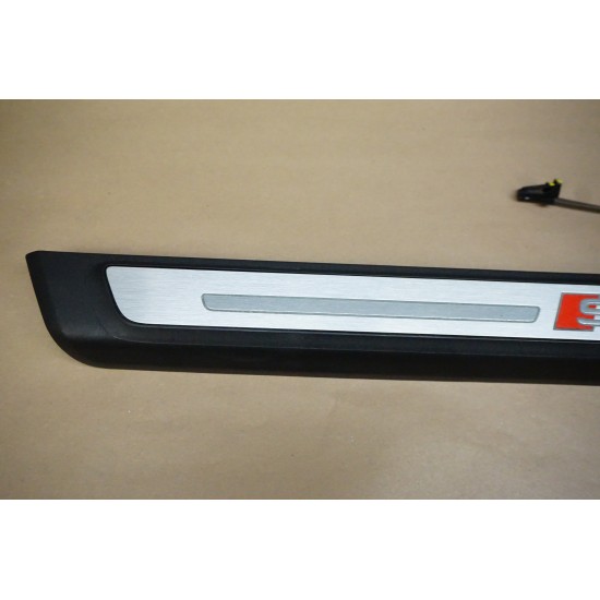 19-23 AUDI Q3 Illuminated Door Sill Plate S-Line | Driver Front | 83A947417
