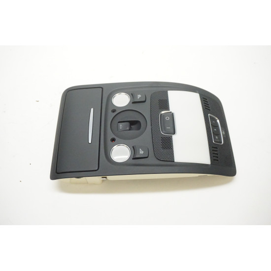 AUDI A5 S5 B8.5 OVERHEAD SUNROOF CONTROL SWITCH LIGHT, BLACK OEM 2008-2017