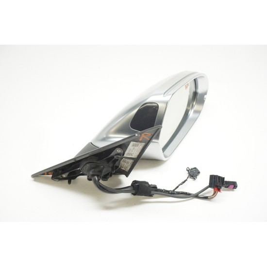 2013-2015 Audi S6 Passenger Door Mirror Assembly - Memory Blind Spot 360 Camera
