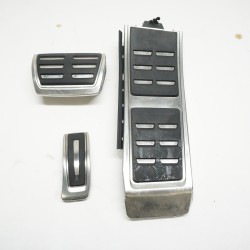 2013-2018 Audi S6 Aluminum Pedal Cover Set 4G8864777 4H0721891 4H1723173A