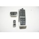 2013-2018 Audi S6 Aluminum Pedal Cover Set 4G8864777 4H0721891 4H1723173A