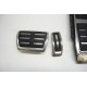 2013-2018 Audi S6 Aluminum Pedal Cover Set 4G8864777 4H0721891 4H1723173A