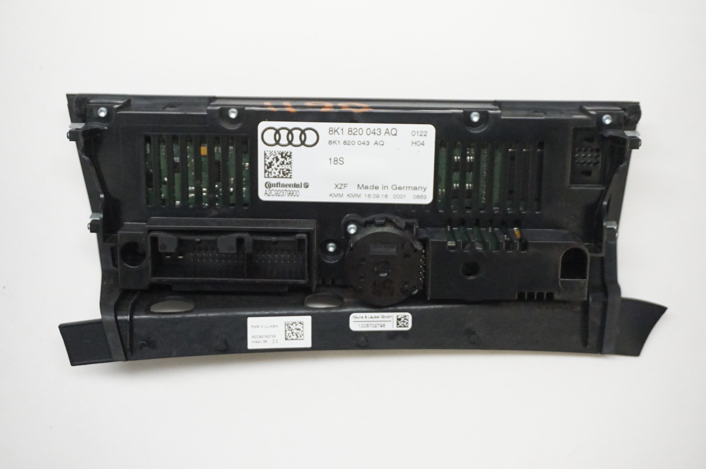 2014-2017 AUDI SQ5 HEAT AC CONTROLLER HEATED SEATS OEM