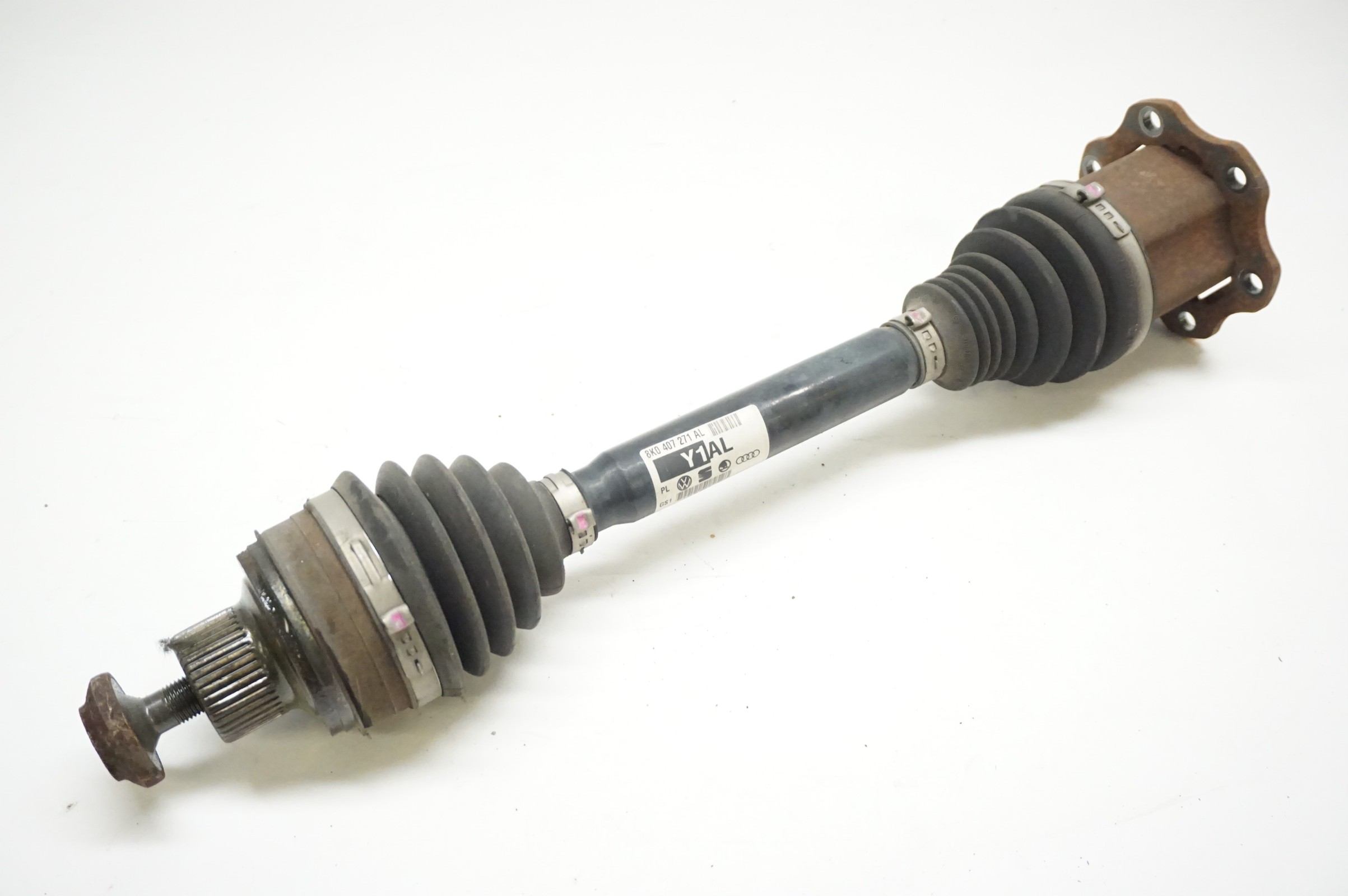 AUDI A5 QUATTRO 2.0T FRONT AXLE SHAFT 2013-2017 OEM
