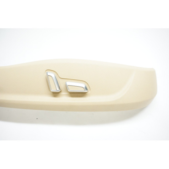 2013-2016 AUDI A4 Passenger Front Seat Switch Trim Beige 8T0881326C