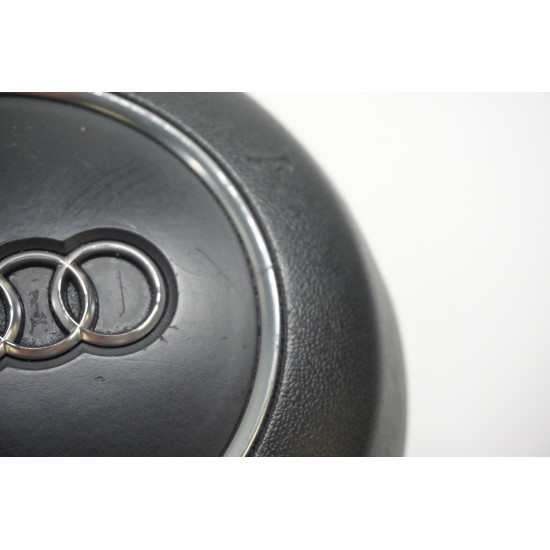 2014 2015 Audi S6 3 Spoke Steering Wheel Air Bag Black 4G0880201H