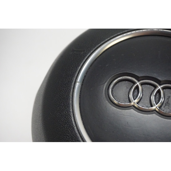 2014 2015 Audi S6 3 Spoke Steering Wheel Air Bag Black 4G0880201H