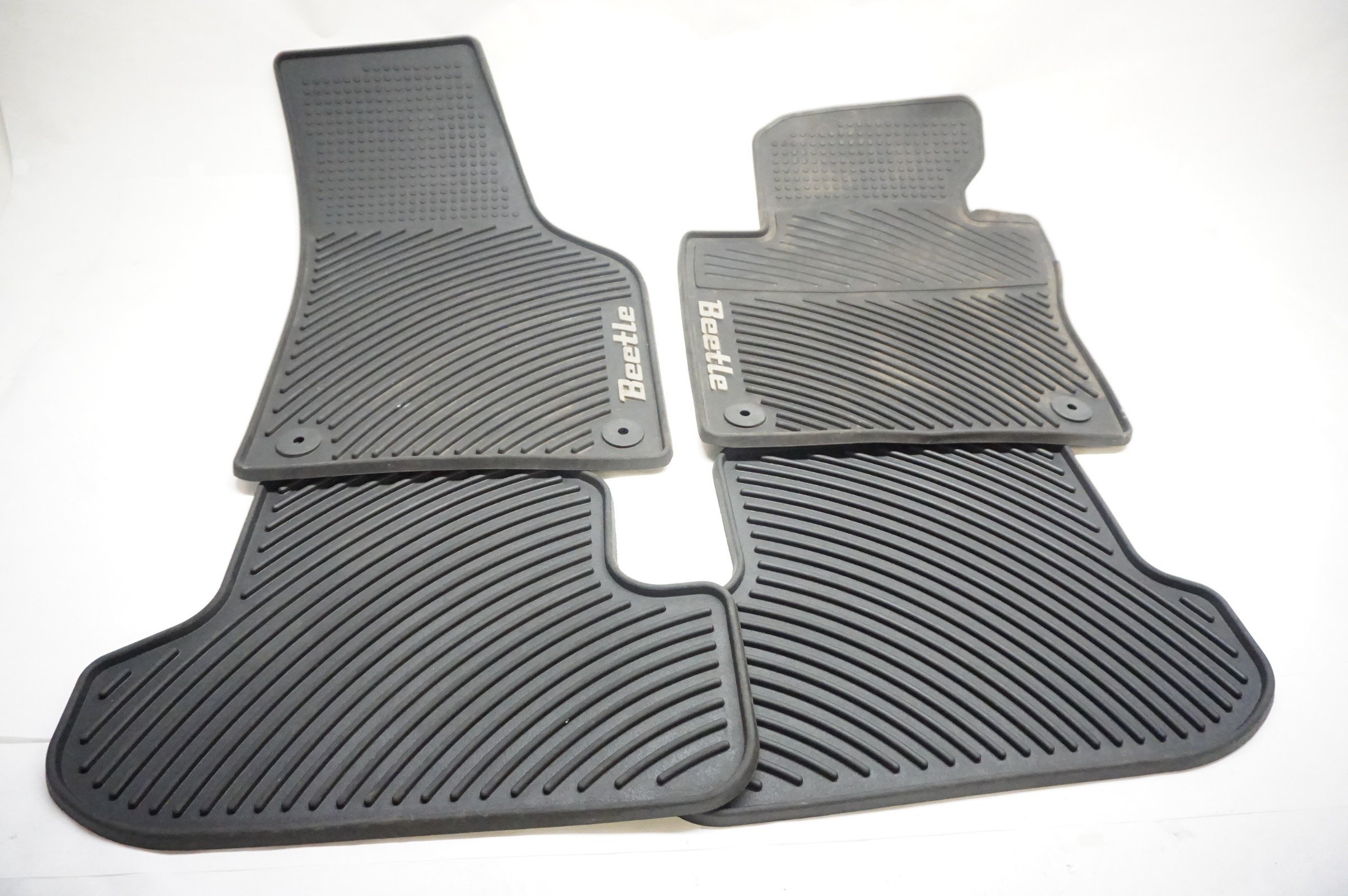 2012-2019 Volkswagen Beetle Coupe All Weather Rubber Floor Mat Set 5C1863011A